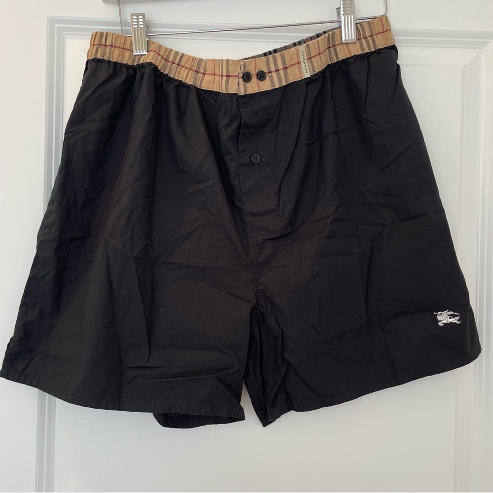 Burberry cotton boxers nova check detail